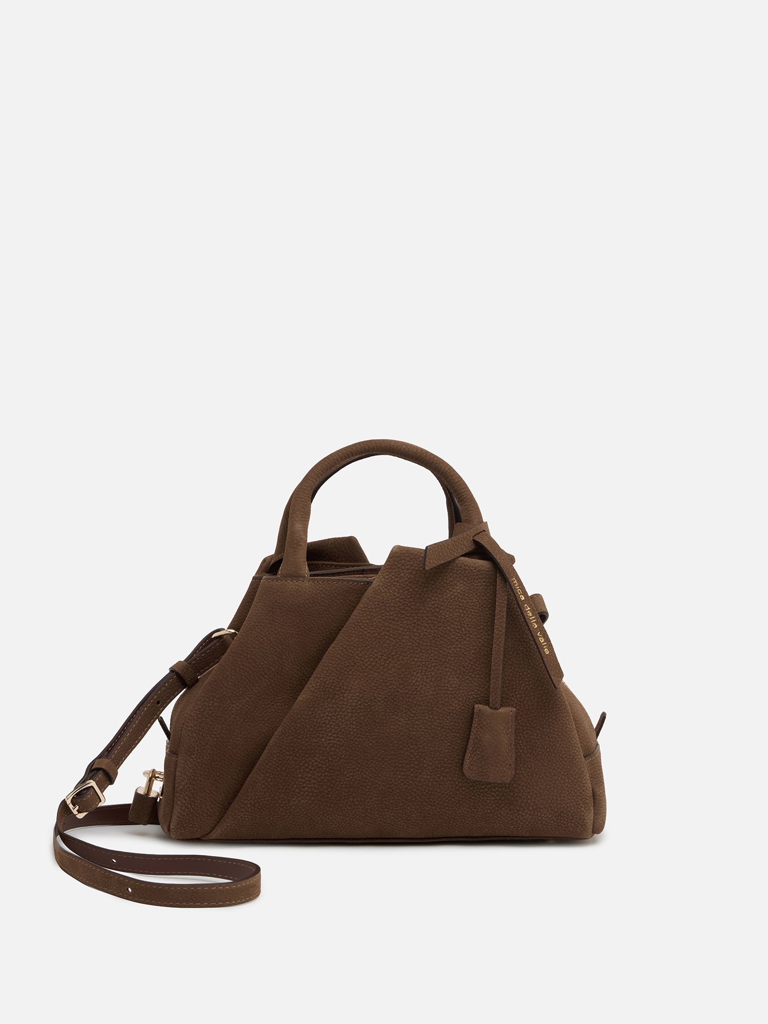 mica della valle ボストンバッグ キャメル
